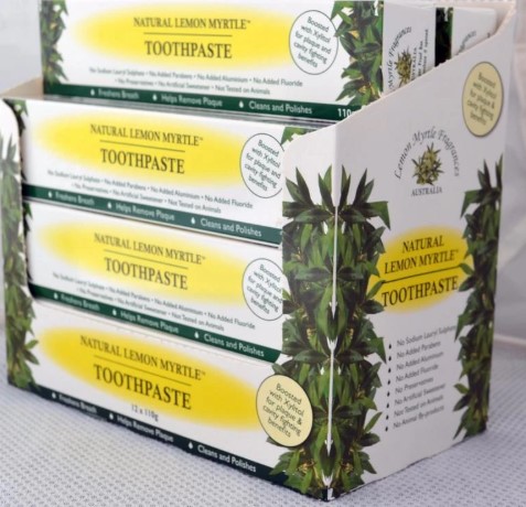 natural lemon myrtle toothpaste